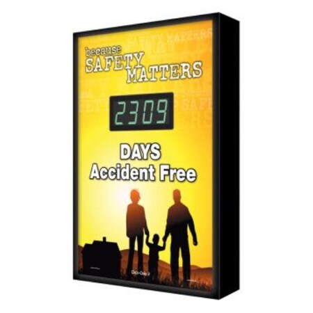 Accuform BACKLIT DIGIDAY 3 ELECTRONIC SCF309 SCF309